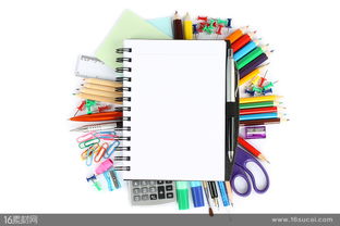 七彩辦公用品高清攝影圖片 為辦公設備及耗材注入活力